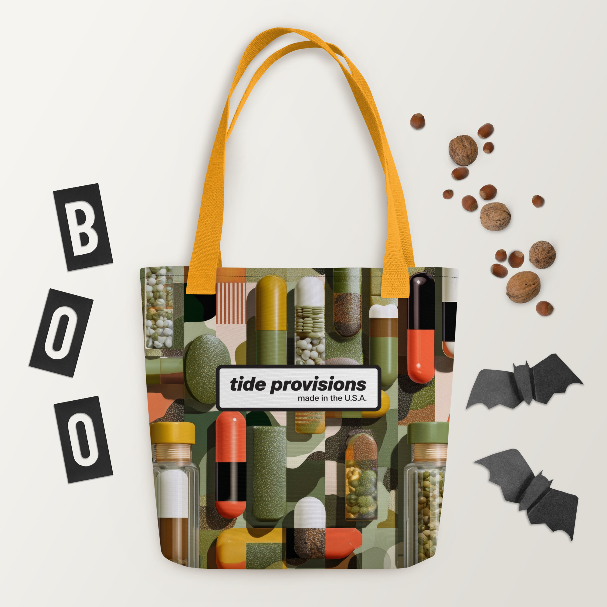 Green Camou - Tote bag